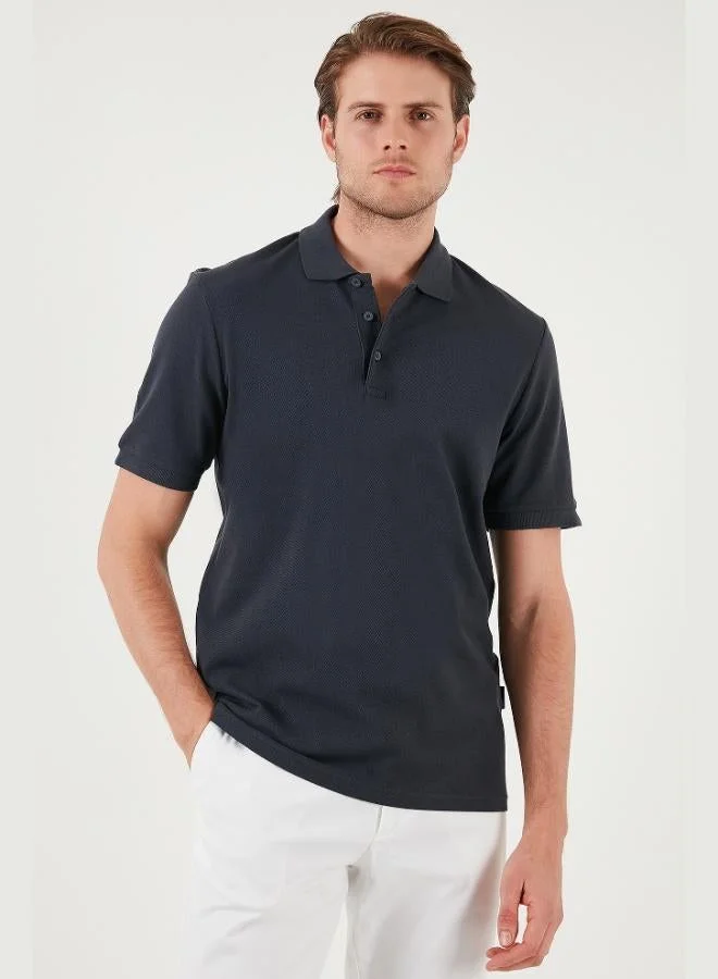 Buratti Buratti Cotton Regular Fit Buttoned Polo Collar 4-Pack T Shirt Men's T-SHIRT 5902127S4